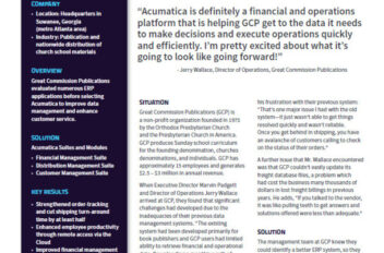 Acumatica Case Study Great Commission Publications