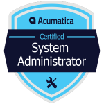 Acumatica System Administrator Badge