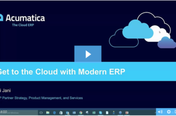 Get to the Cloud with Modern ERP On-Demand Webinar