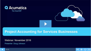 Project Accounting for Service Businesses Webinar