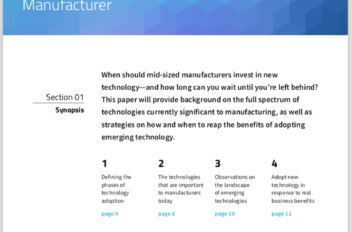 Technology and the Mid-Sized Manufacturer White Paper