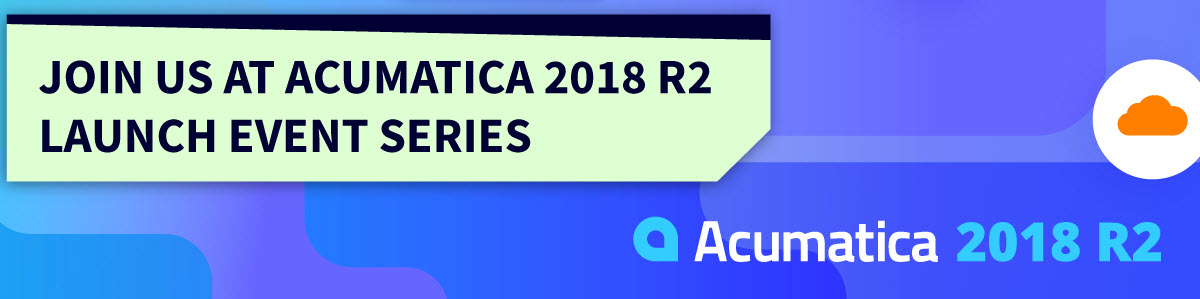 JoinUs Acumatica 2018R2 Launch