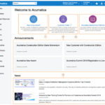 Acumatica 2018 R2 Welcome Page