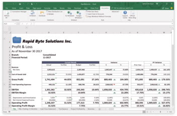 Velixo Acumatica Excel Reporting