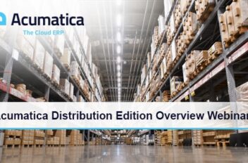 Acumatica Cloud ERP Distribution Edition Overview Webinar