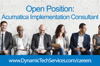 Open Position - Acumatica Implementation Consultant