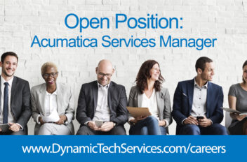 Open Position - Acumatica Services Manager