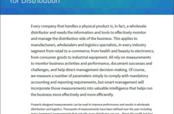 Key Performance Indicators for Distribution White Paper