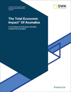 The Total Economic Impact of Acumatica White Paper