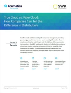 True Cloud vs. Fake Cloud: How Companies Can Tell the Difference in Distributio