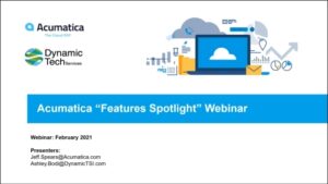 Acumatica Features Spotlight On-Demand Webinar